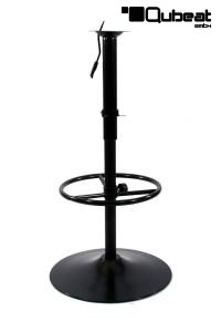 Tischgestell schwarz fr 2 Tischplatten, B-Ware  hhenverstellbar mit Fusttze, 15.5 kg, 108 cm