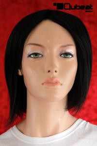 trendy, black wig for women