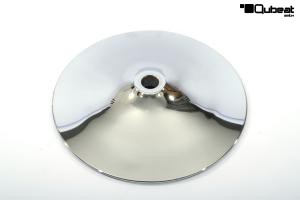 Trompetenfu / Basis 55 cm chrome B-Ware mit gummiertem Kratzschutz