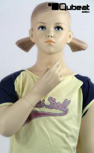 Weibliche Kinder Schaufensterpuppe Schaufensterfigur hautfarben natrlich Mannequin