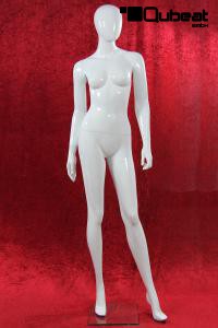 weibliche Schaufensterpuppe, faceless wei glnzend B-Ware