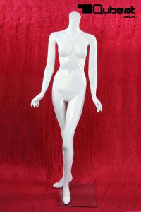Weibliche Schaufensterpuppe perlwei headless