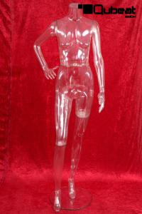 Weibliche transparente Schaufensterpuppe B-Ware