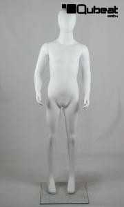 Wei - matte Kinderschaufensterpuppe, faceless