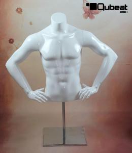 Weier mnnlicher Torso