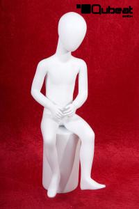 White child window dummy faceless