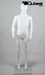 White shining Child mannequin, faceless