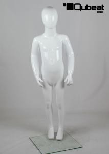 White shining Child mannequin, faceless
