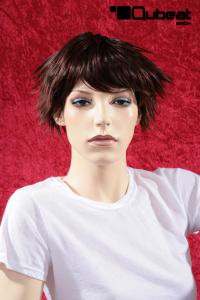 Wig brown short hair