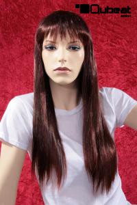 Wig red long hair