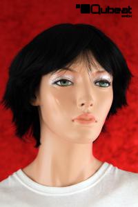 Wonderful, black wig